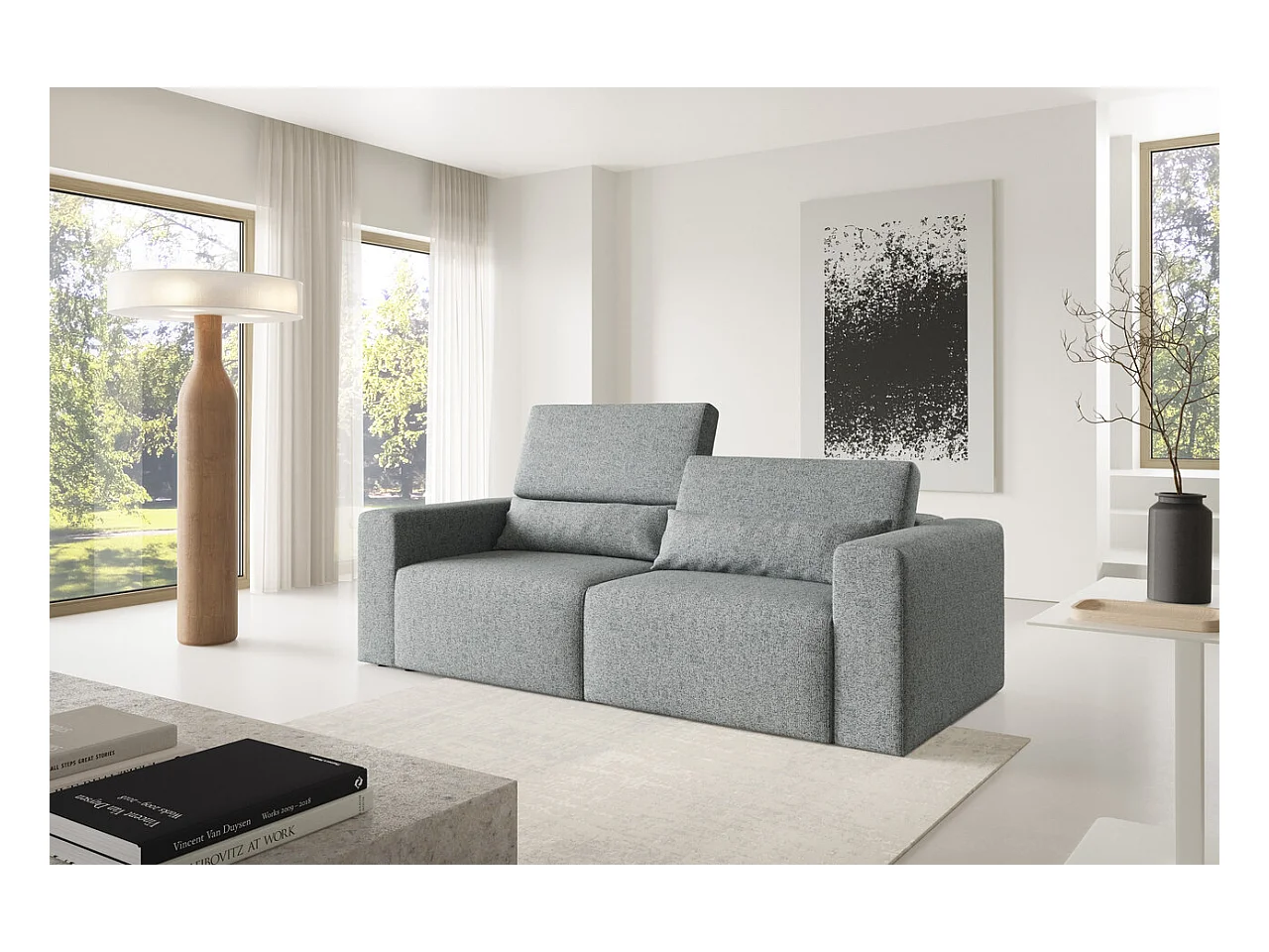 Canapé Posejdon II modulaire premium Couleur : Puente 92