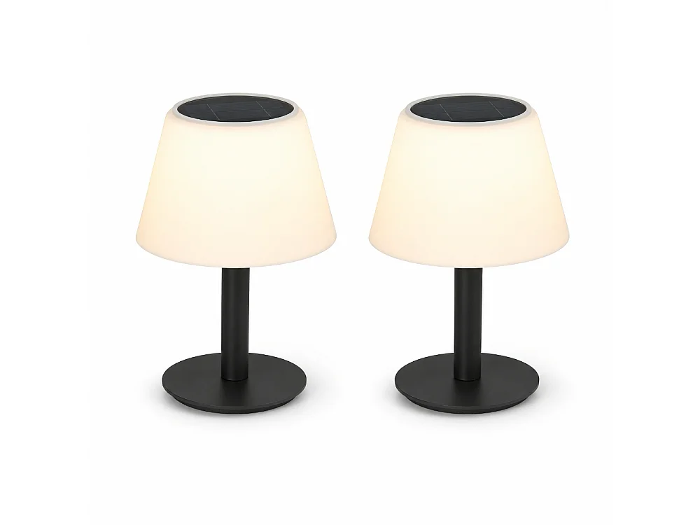 Lot de 2 lampes de table solaires EZIlight® Solar lamp XS10
