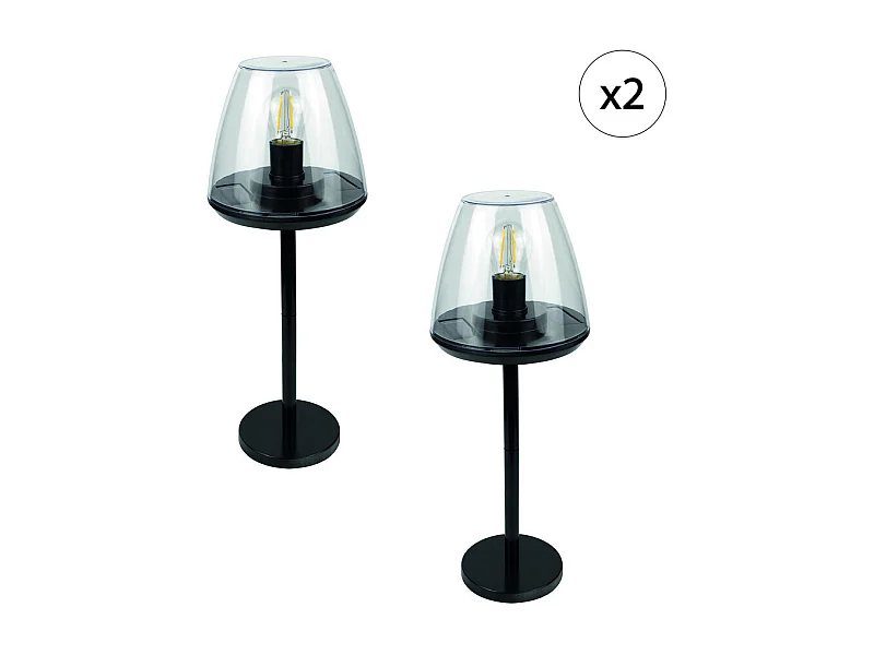 Lampe solaire EZIlight® Solar lamp one Lot de 2