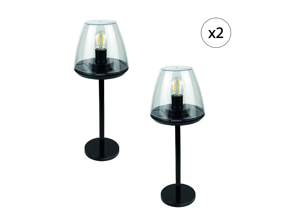 Lampe solaire EZIlight® Solar lamp one Lot de 2
