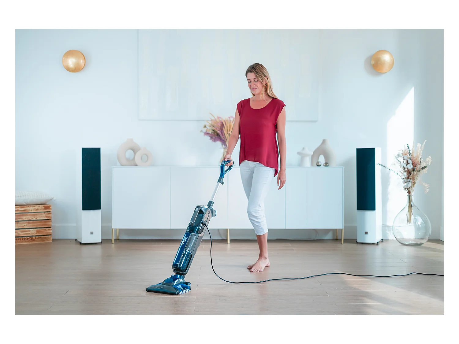 Balai aspirateur vapeur multifonctions eziclean® Cyclosteam P310