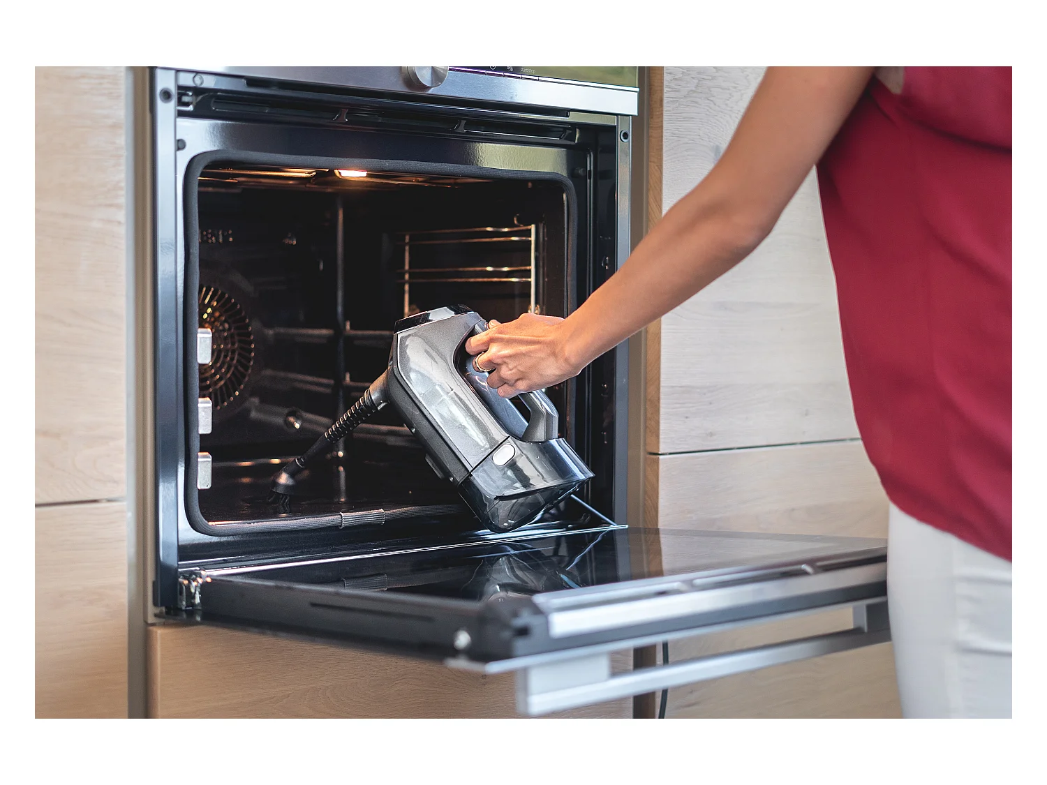 Balai aspirateur vapeur multifonctions eziclean® Cyclosteam P310