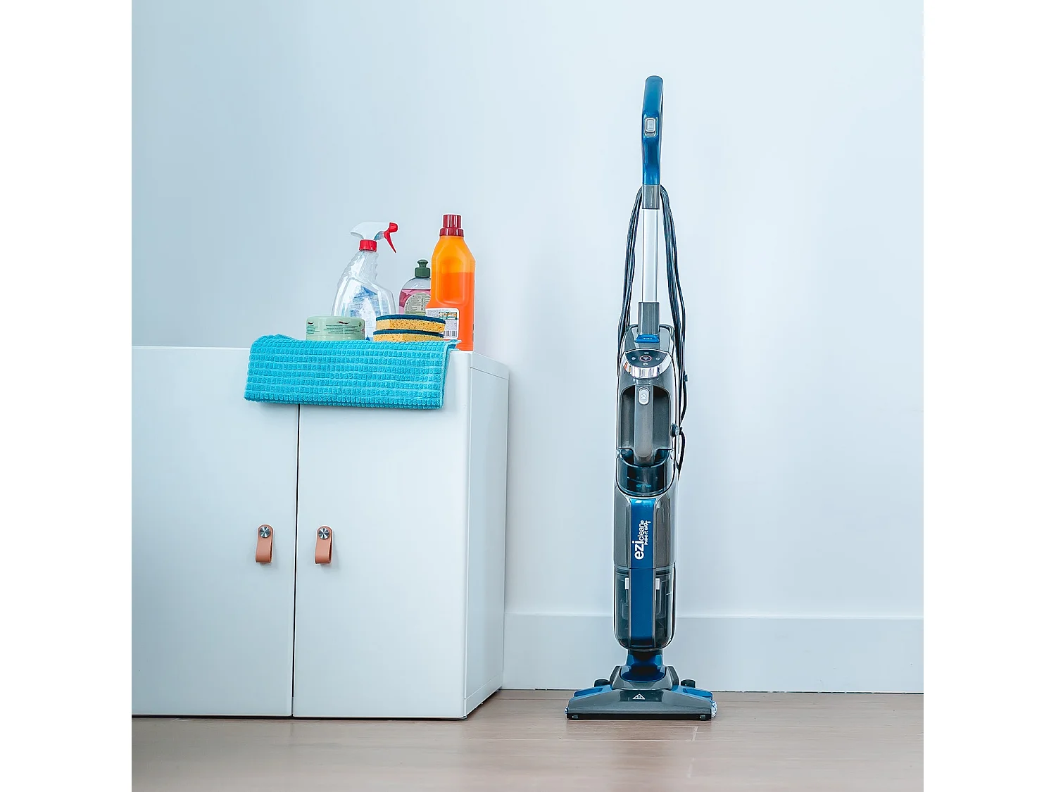 Stoomreiniger multifunctionele stofzuiger eziclean® Cyclosteam P310 - Afneembare handstofzuiger - Grijs