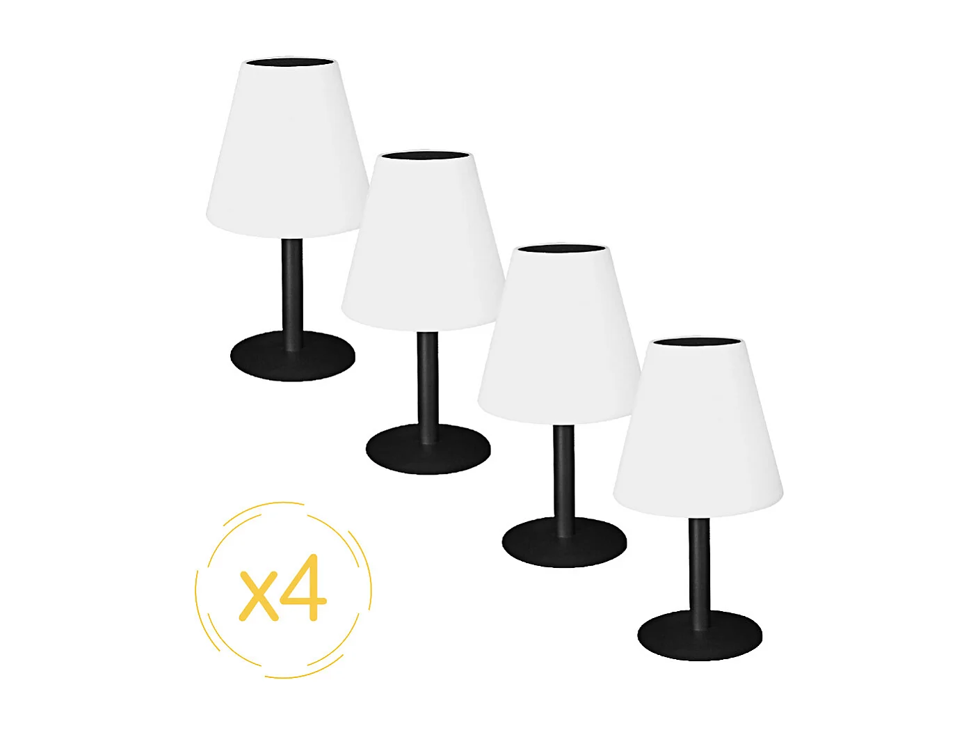 Lampes solaires EZIlight® Solar lamp - Pack de 4 lampes