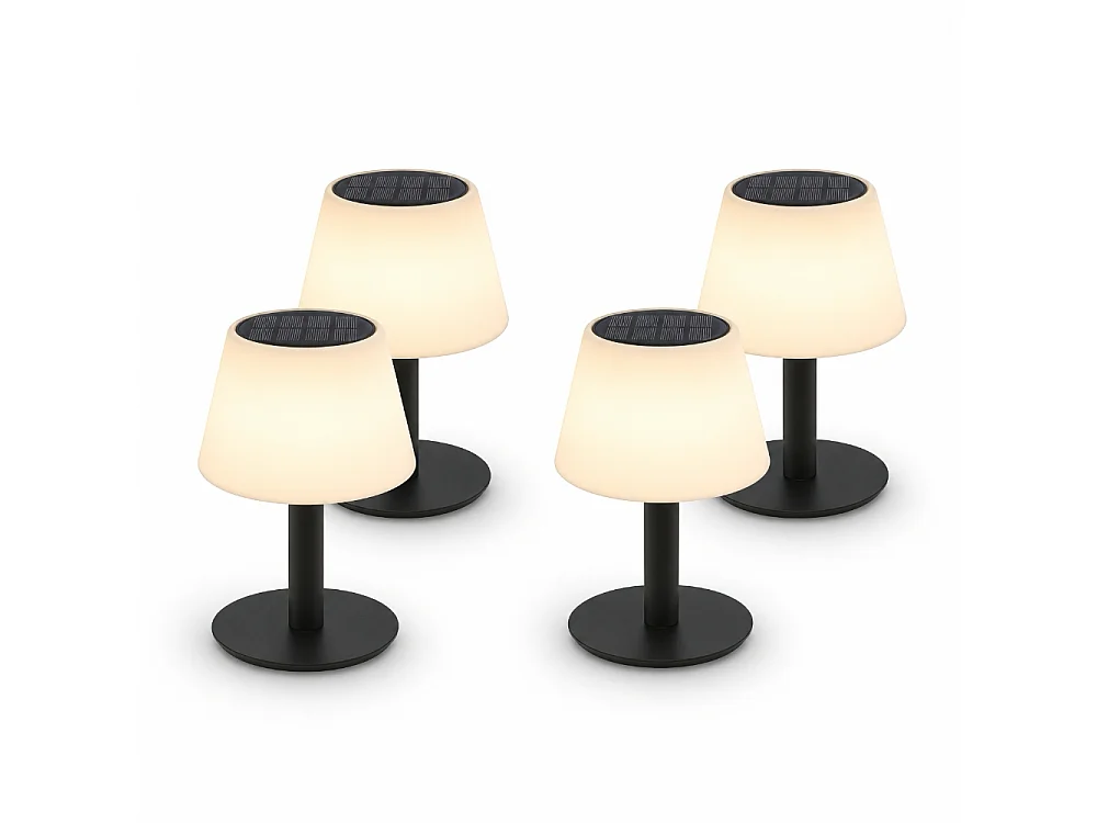 Lot de 4 lampes de table solaires EZIlight® Solar lamp XS10