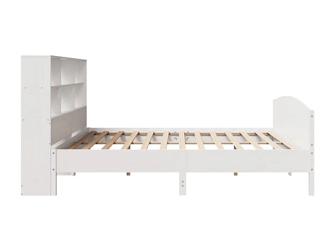 Giroletto con Libreria senza Materasso 180x200 cm in Legno Pino