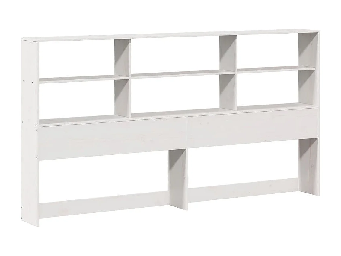 Giroletto con Libreria senza Materasso 180x200 cm in Legno Pino