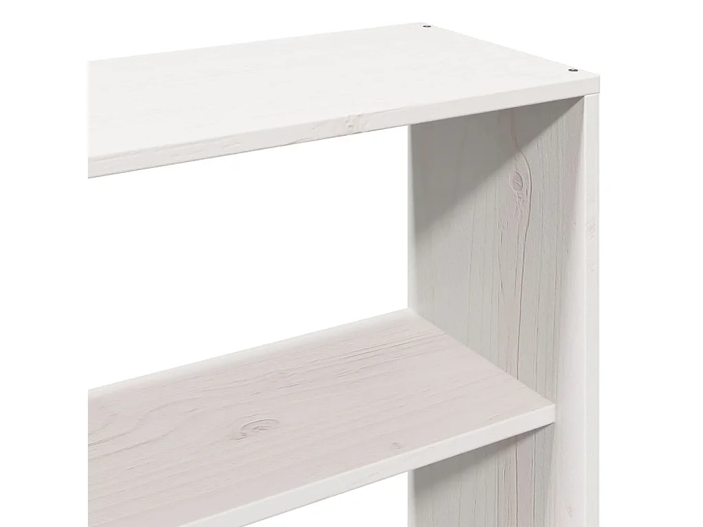 Giroletto con Libreria senza Materasso 180x200 cm in Legno Pino