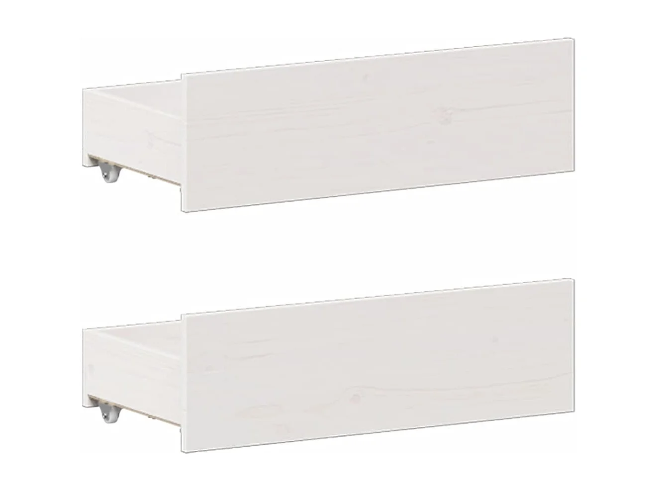Bed met boekenkast zonder matras grenenhout wit 140x200 cm