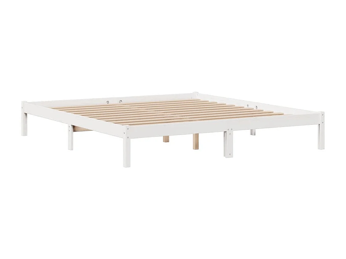 Giroletto con Libreria senza Materasso 180x200 cm in Legno Pino