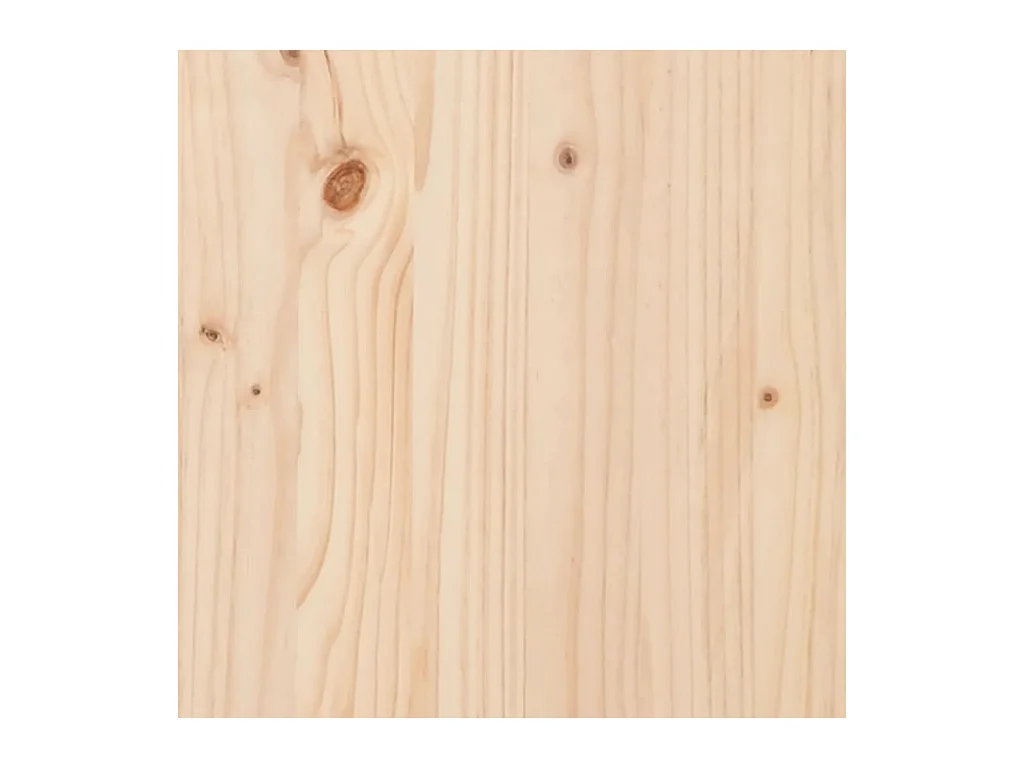Lit bibliothèque sans matelas 150x200 cm bois massif de pin