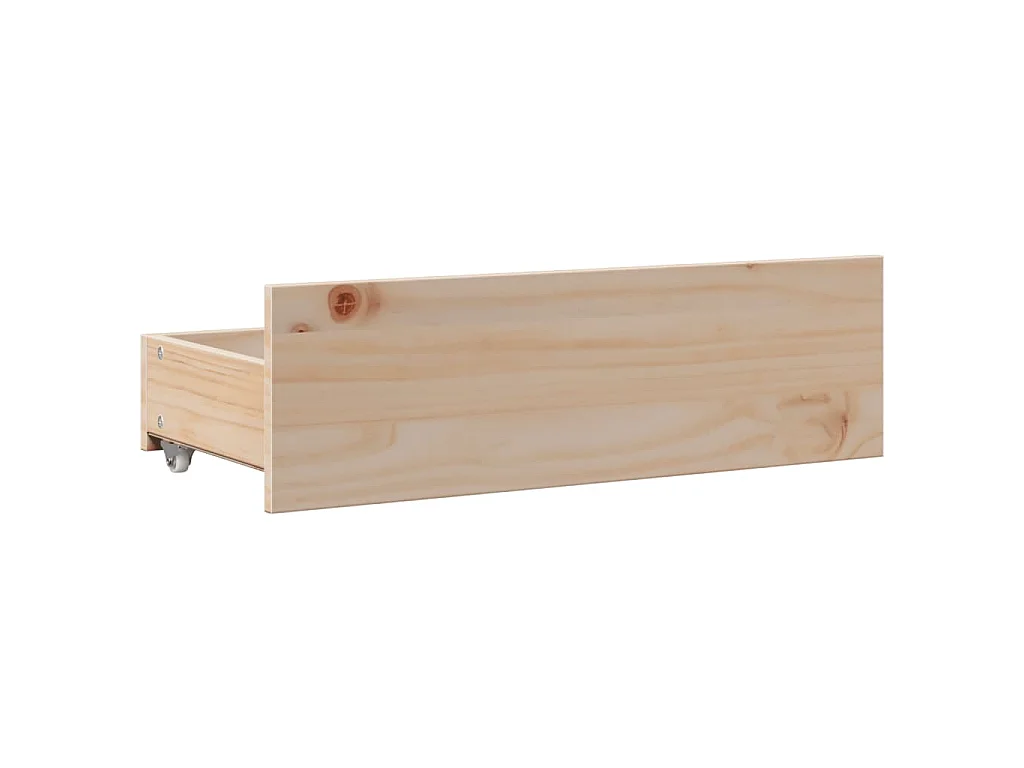 Cama com estante sem colchão 135x190 cm pinho maciço