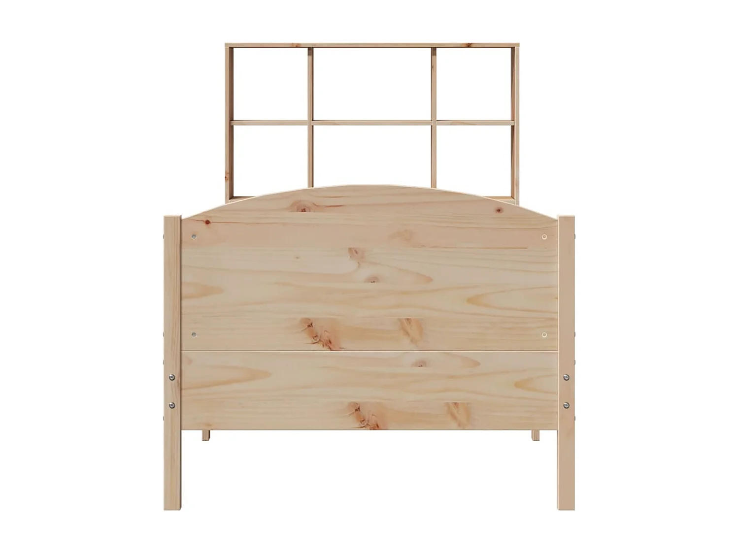 Massivholzbett mit Regal ohne Matratze 100x200 cm Kiefer