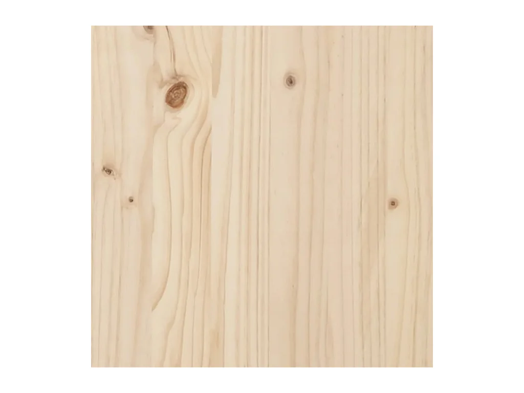 Lit bibliothèque sans matelas 90x190 cm bois de pin massif