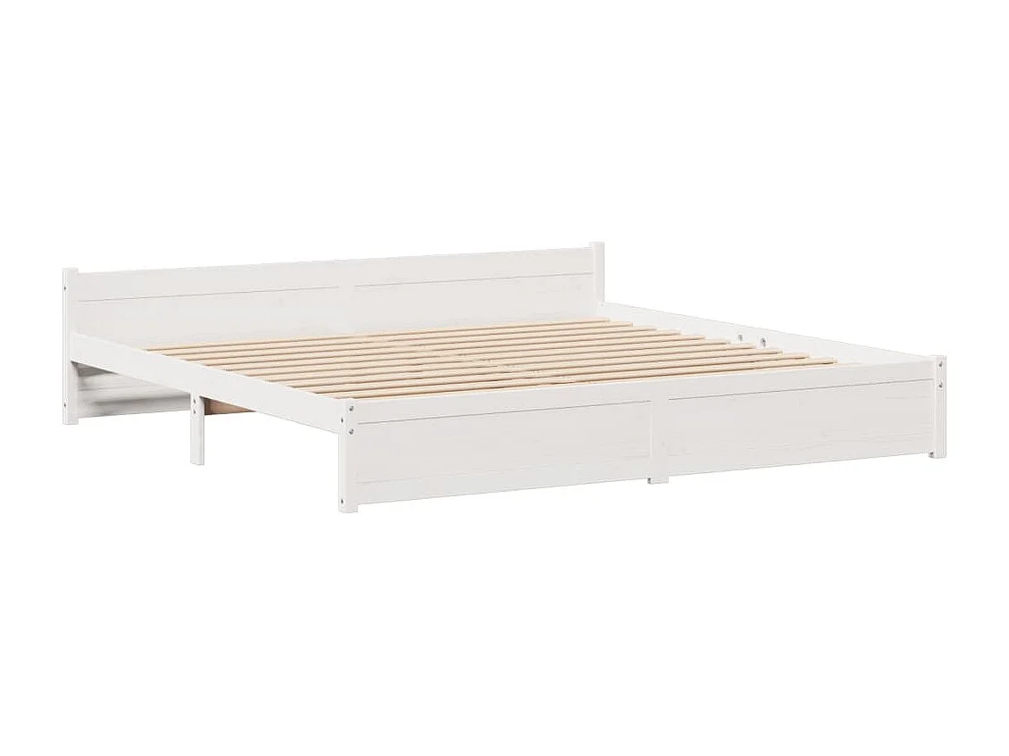 Giroletto con Libreria senza Materasso 180x200 cm in Legno Pino