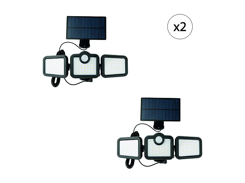 Projecteur solaire EZIlight® Solar moon L Lot de 2