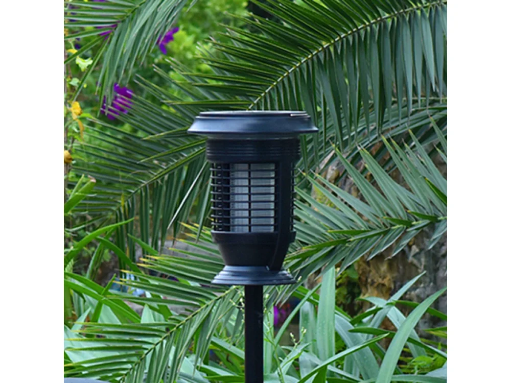 Lot de 2 pièges à moustique solaire auto-nettoyant EZIlight® Mosquito Garden MG 20