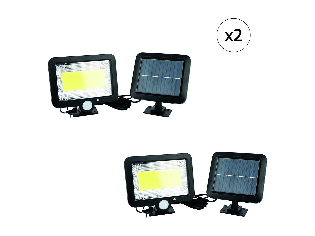 Projecteur solaire EZIlight® Solar moon one Lot de 2