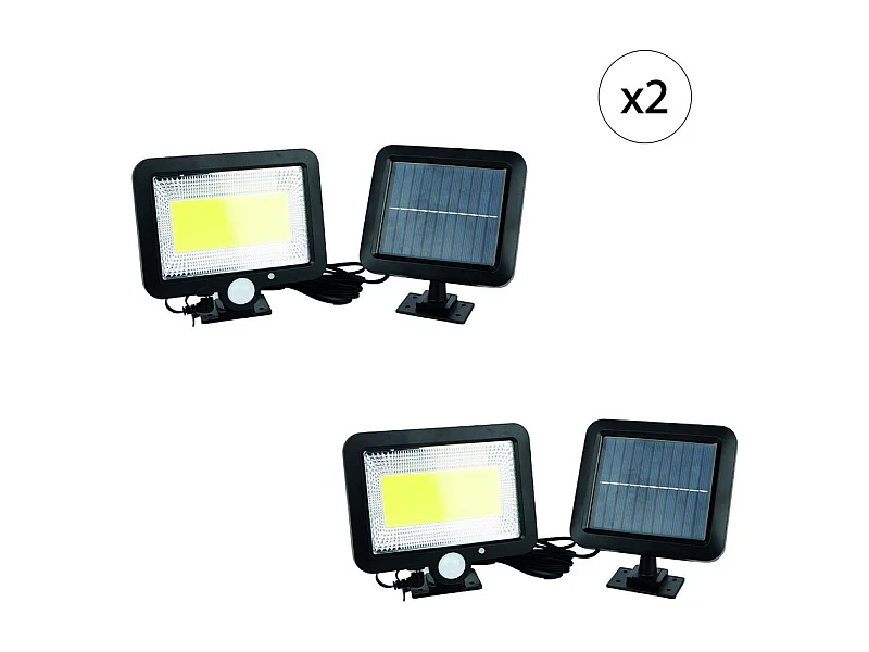 Projecteur solaire EZIlight® Solar moon one Lot de 2