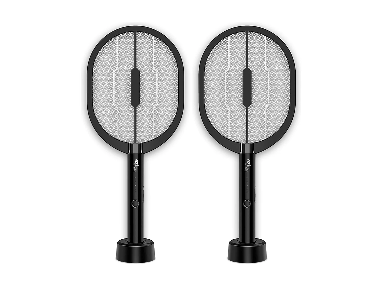 Lot de 2x Raquettes anti-moustique EZIlight® Mosquito Racket