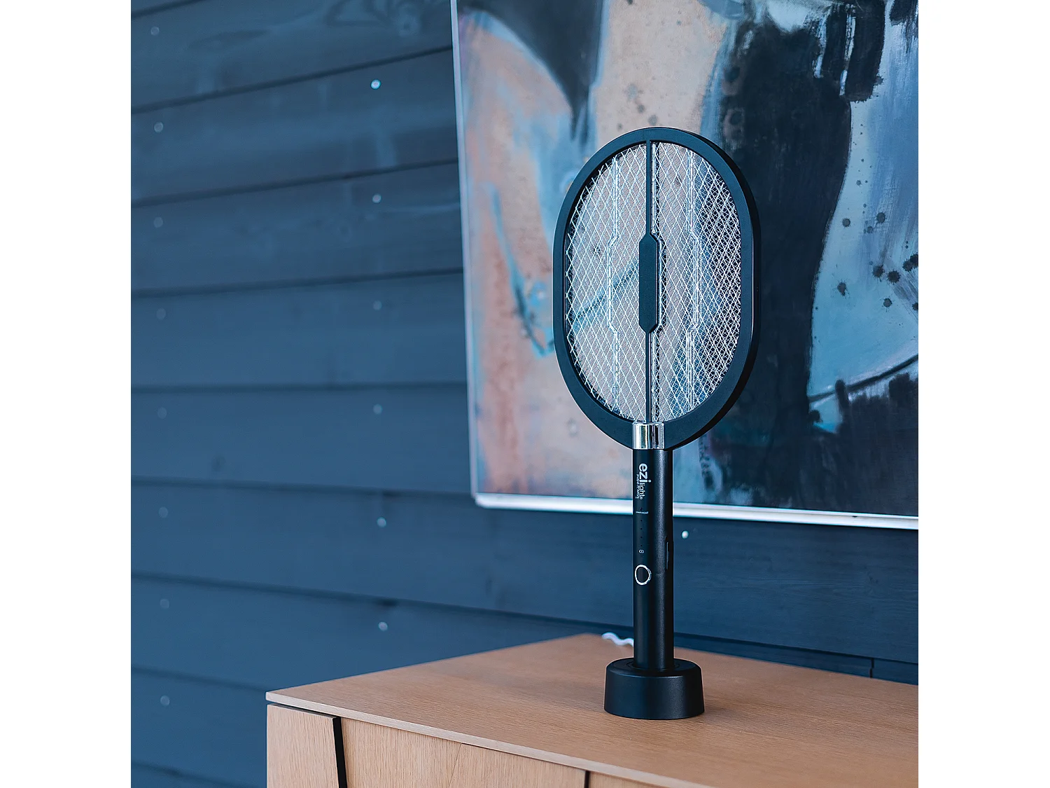 Lot de 2x Raquettes anti-moustique EZIlight® Mosquito Racket