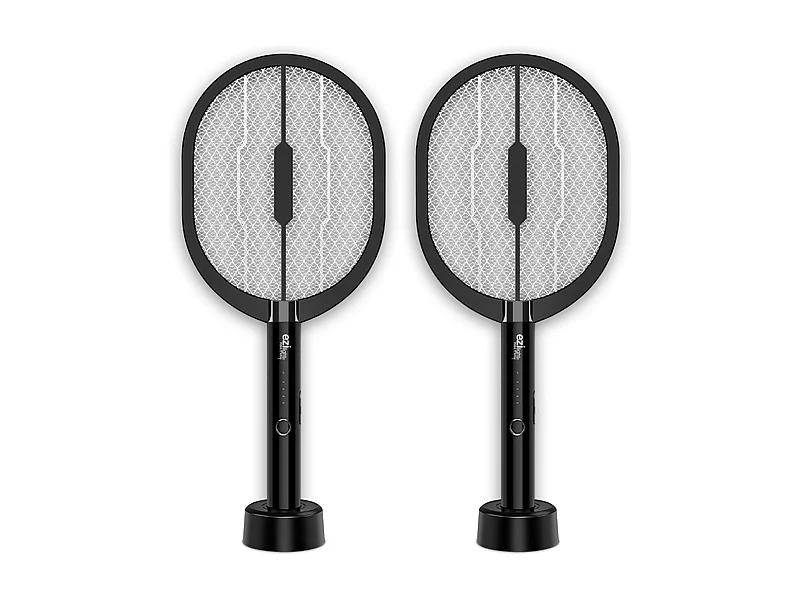Lot de 2x Raquettes anti-moustique EZIlight® Mosquito Racket
