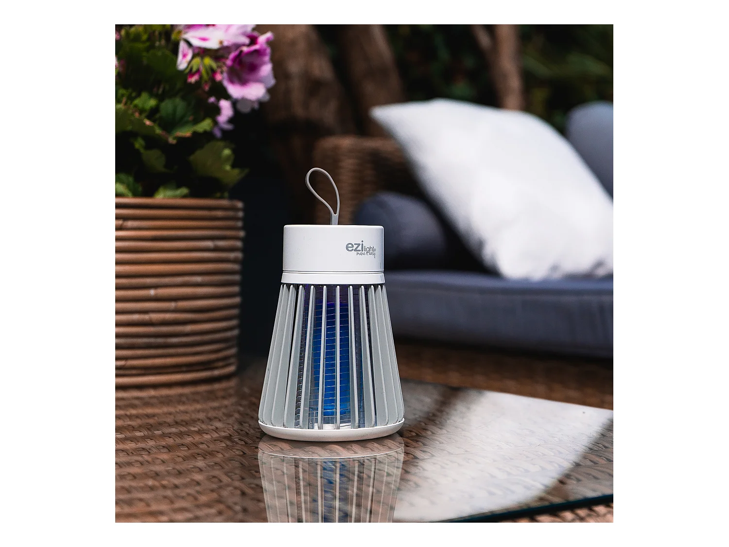 Lot de 4 lampes anti-moustique nomade EZIlight® Mosquito stop MS20