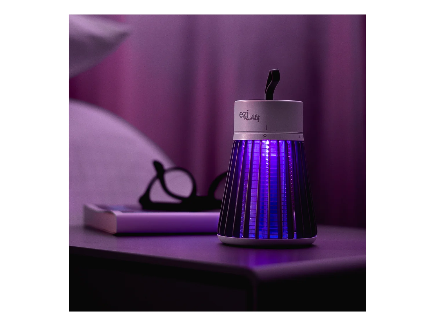 Lot de 4 lampes anti-moustique nomade EZIlight® Mosquito stop MS20