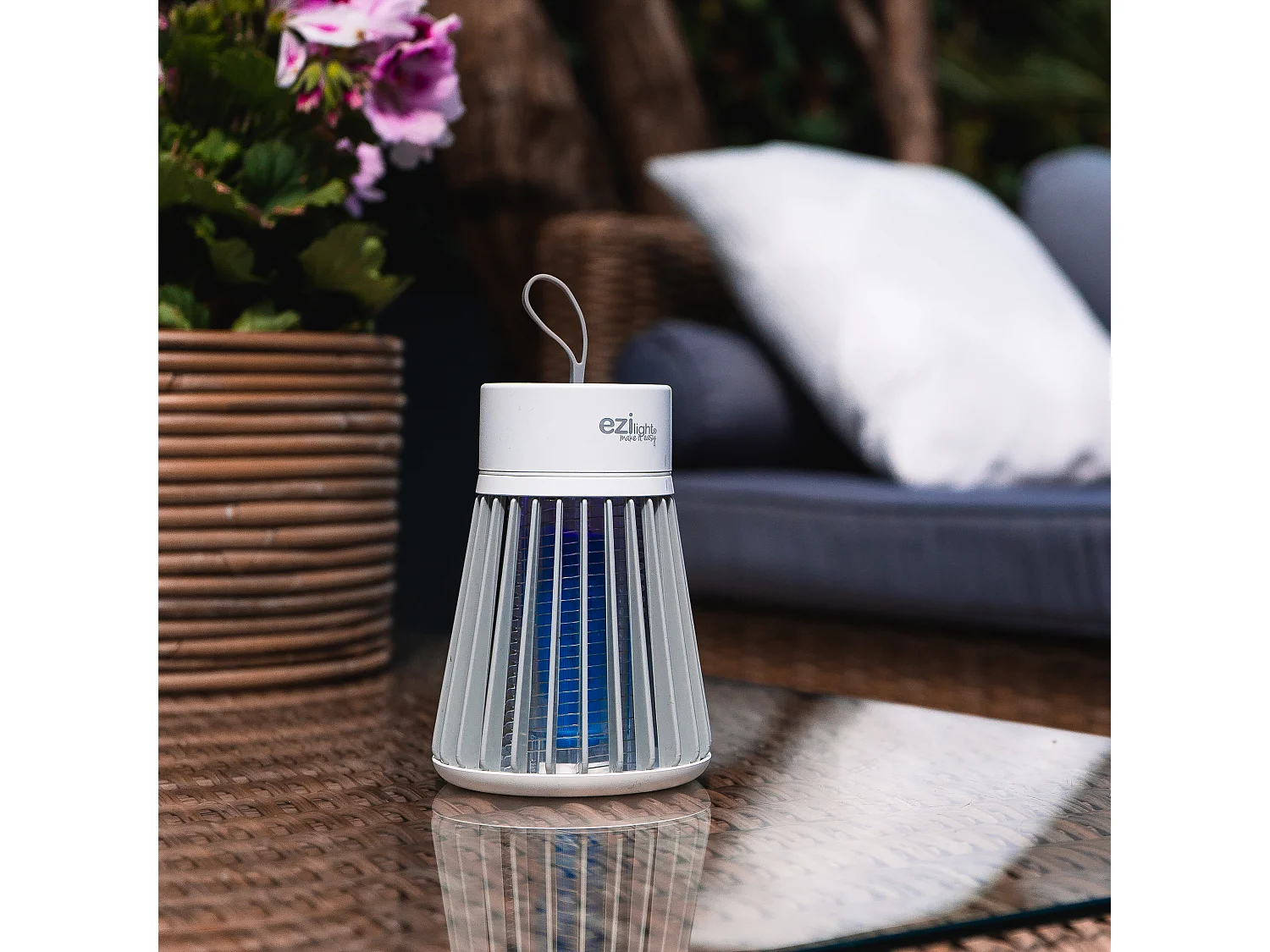 Lot de 4 lampes anti-moustique nomade EZIlight® Mosquito stop MS20