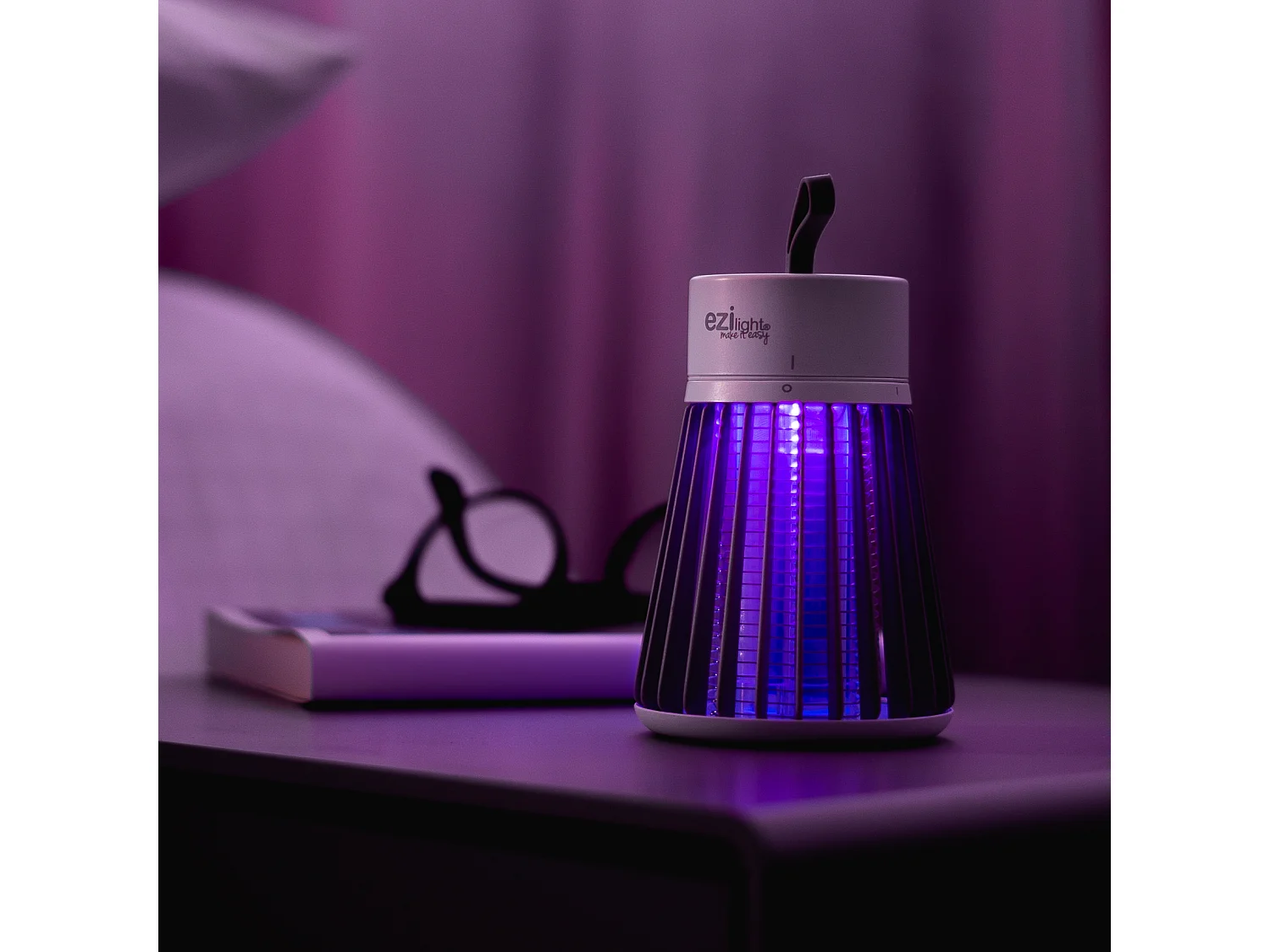 Lot de 4 lampes anti-moustique nomade EZIlight® Mosquito stop MS20