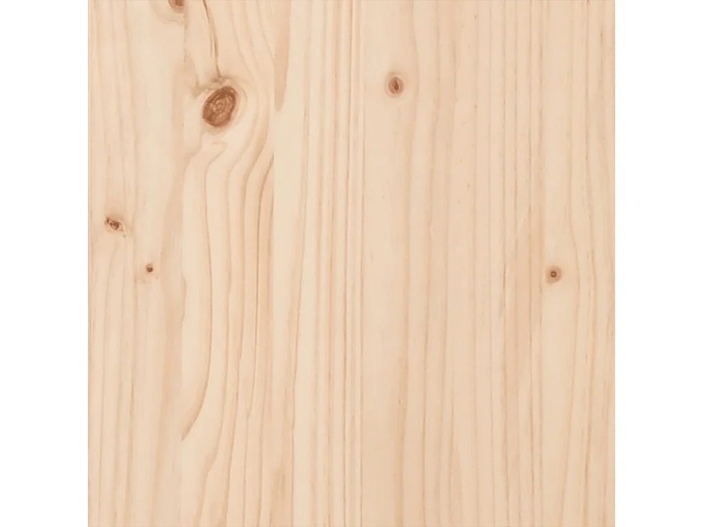 Lit bibliothèque sans matelas 135x190 cm bois de pin massif