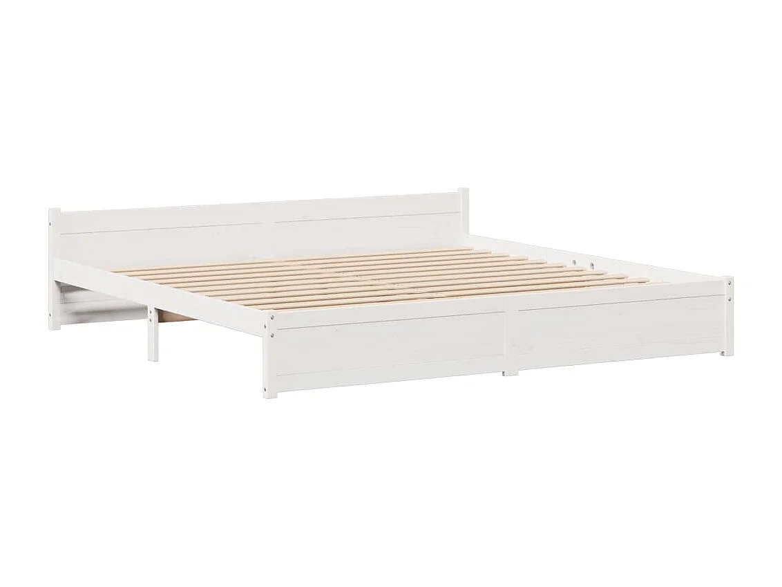 Giroletto con Libreria senza Materasso 180x200 cm in Legno Pino