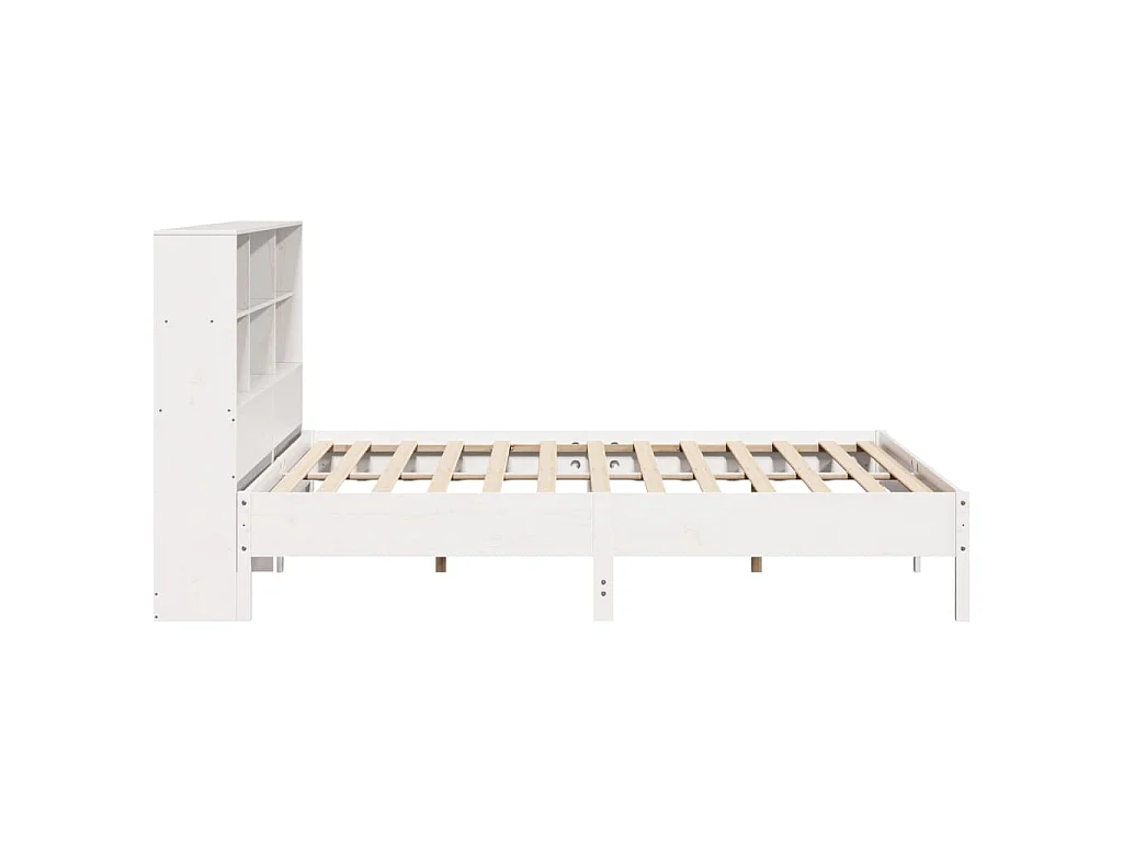 Giroletto con Libreria senza Materasso 180x200 cm in Legno Pino