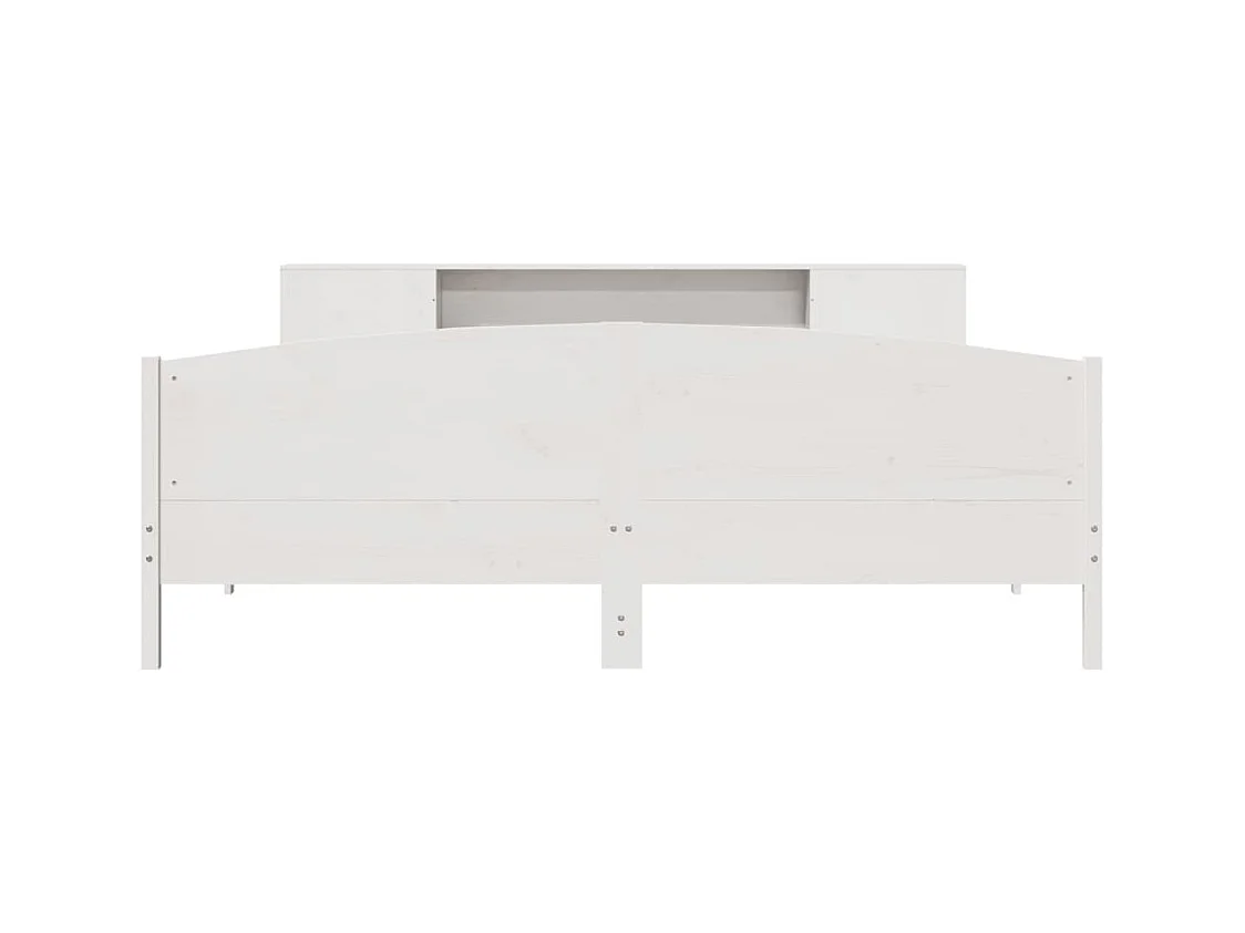 Giroletto con Libreria senza Materasso 180x200 cm in Legno Pino