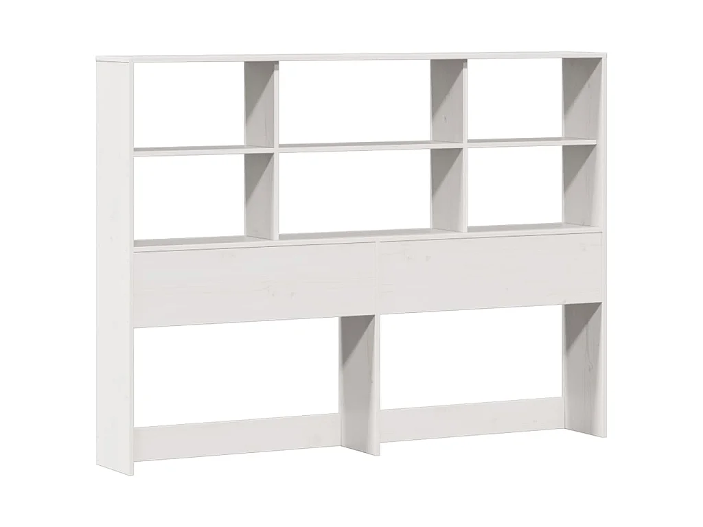 Giroletto con Libreria senza Materasso 180x200 cm in Legno Pino