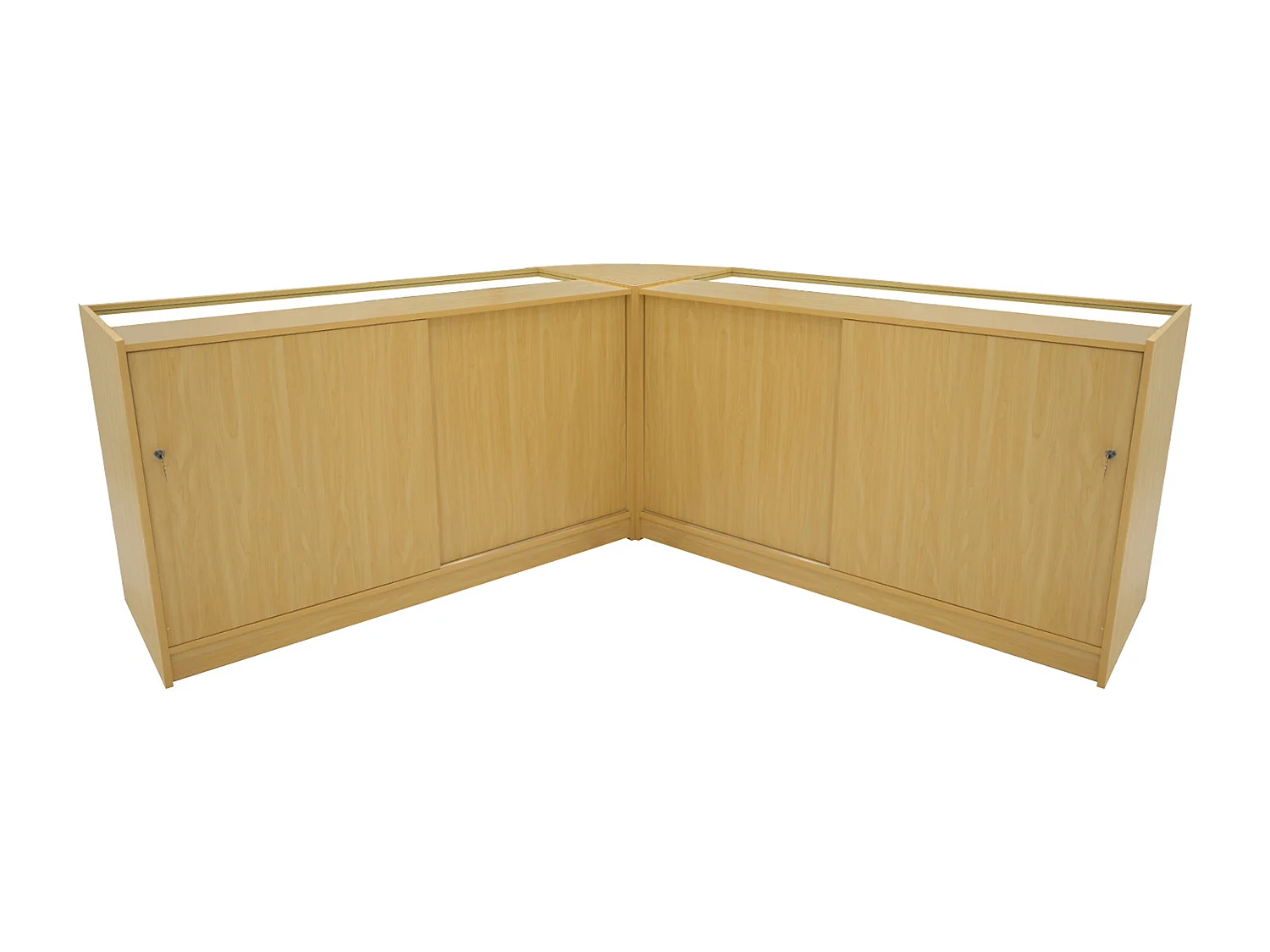 Set Mostradores Comerciales con Luz LED "APOLLO" LM60+ 2x K1500 – Arce