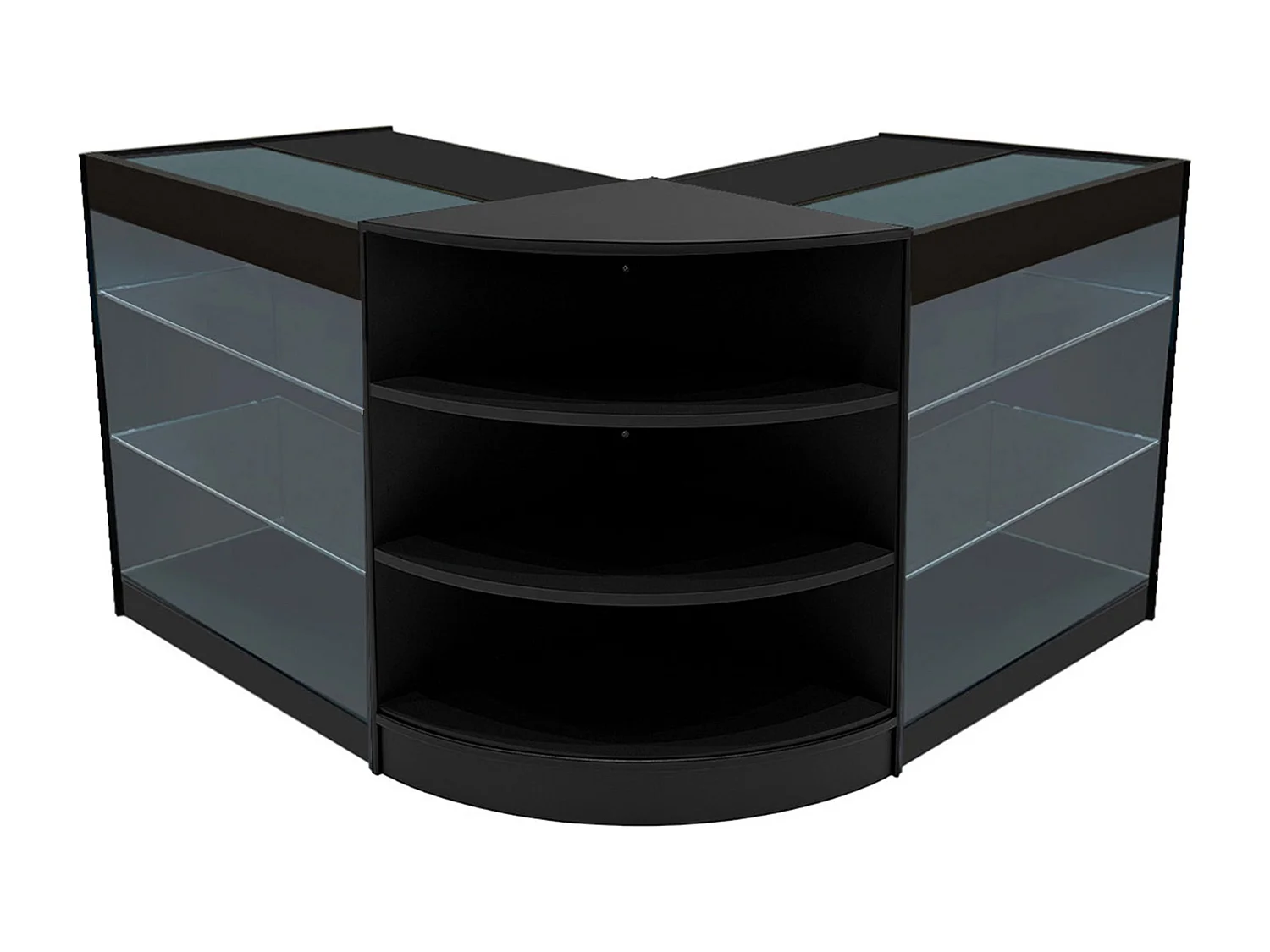 Apollo LED Winkel Toonbank Set LM60 & 2 x K900 - Zwart