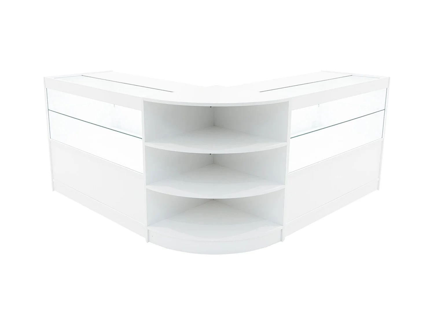 Andromeda LED Verkaufstheken-Set LM60 + C1200 (2 Stück) – Weiß