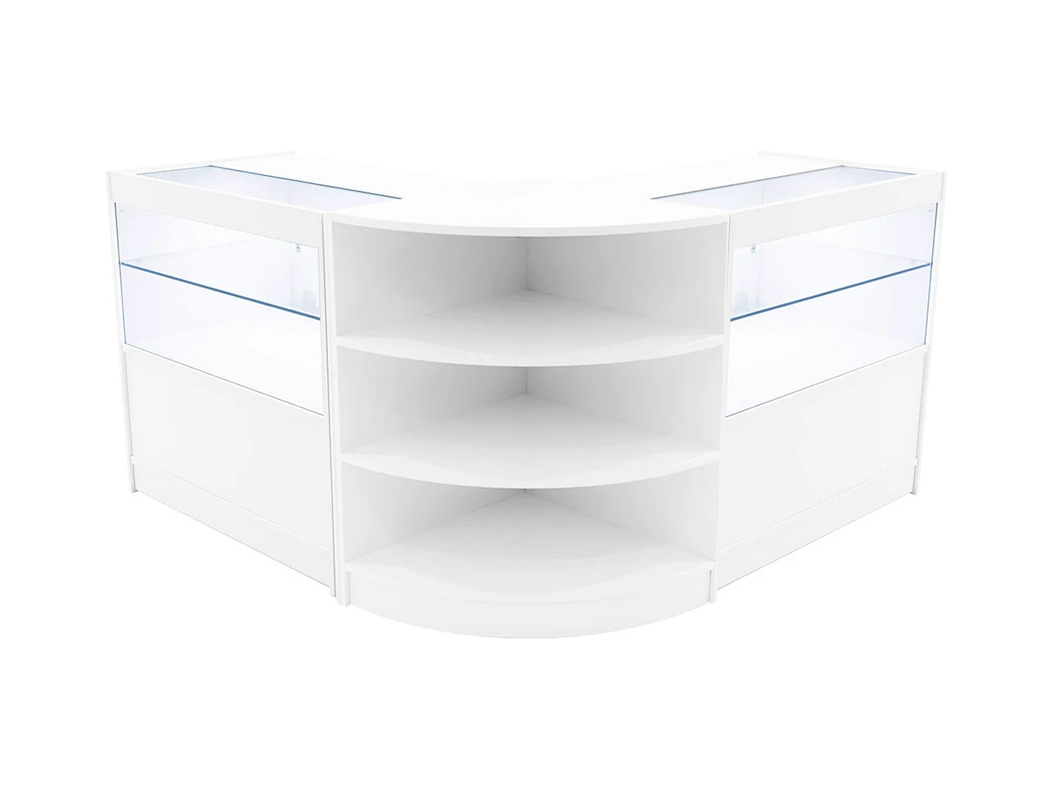 Andromeda LED Verkaufstheken-Set LM60 + C900 (2 Stück) – Weiß