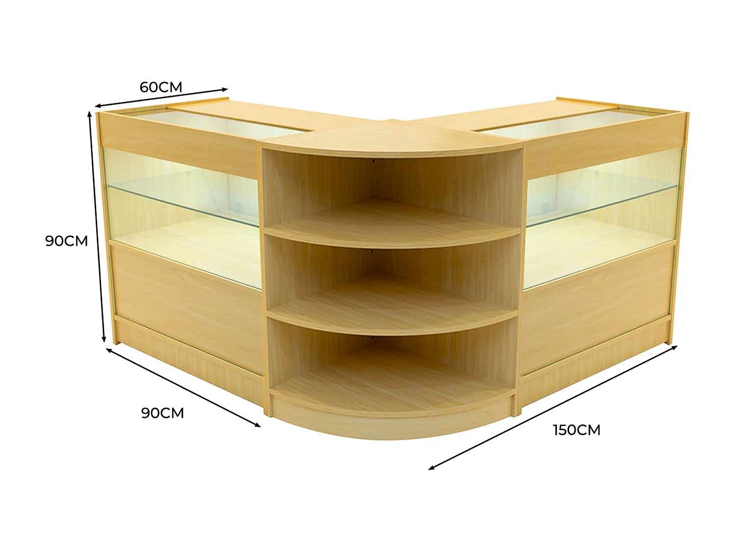 Zestaw oświetlenia sklepowego Andromeda LED LM60 i 2 x C900 - klon