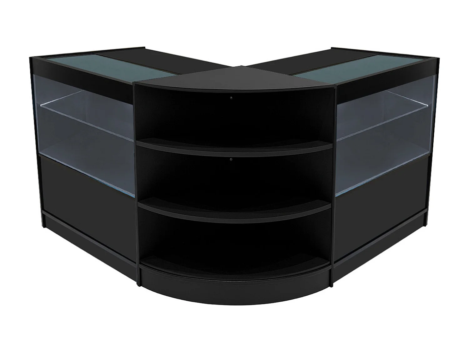 Zestaw oświetlenia sklepowego Andromeda LED LM60 i 2 x C900 – czarny