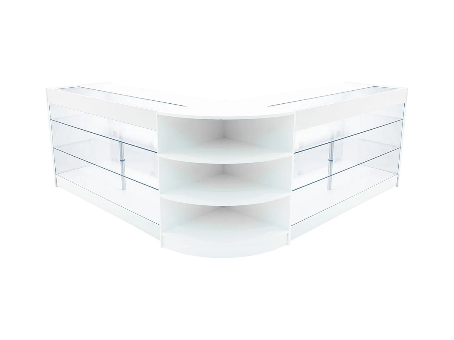 Apollo LED Winkel Toonbank Set LM60 & 2 x K1500 - Wit