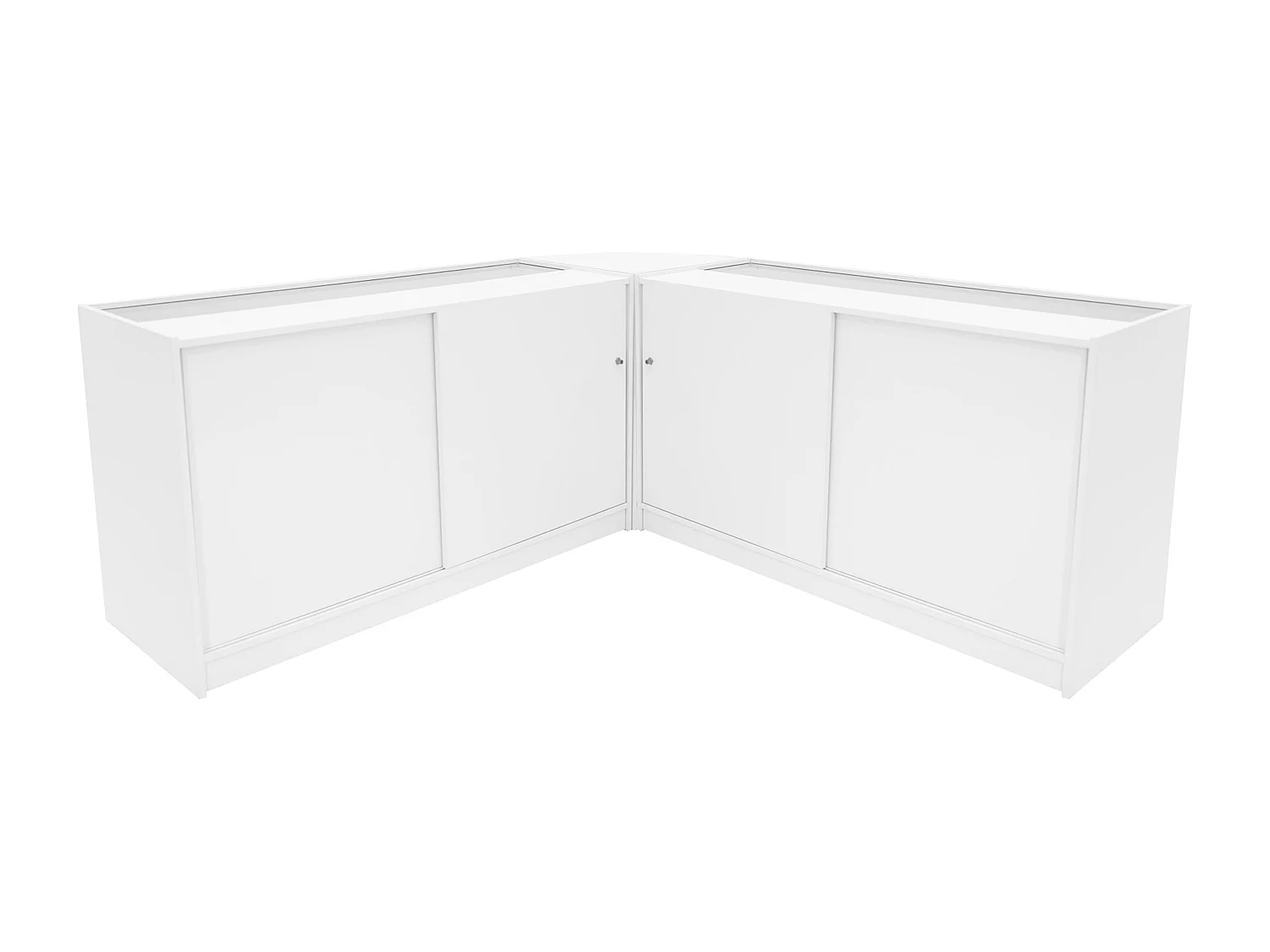Zestaw oświetlenia sklepowego Andromeda LED LM60 i 2 x C1500 – biały