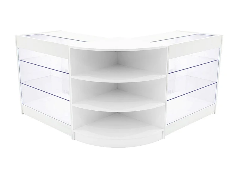 Apollo LED Verkaufstheken-Set LM60 + K900 (2 Stück) – Weiß