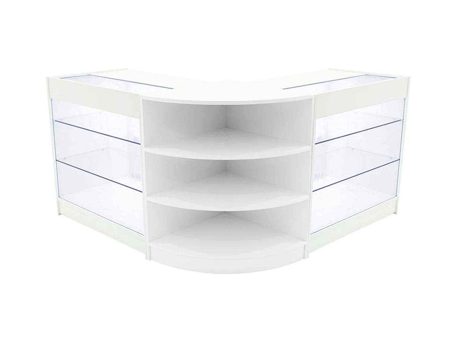 Apollo LED Verkaufstheken-Set LM60 + K900 (2 Stück) – Weiß