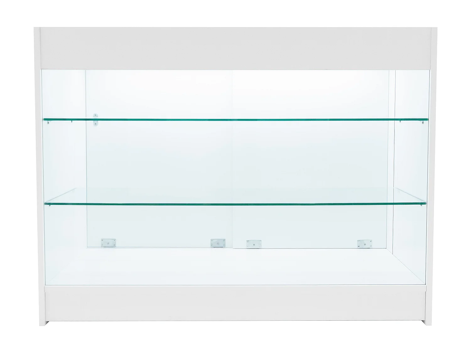 Comptoir de Ventes Verouillables en MDF Blanc à LED Ensemble Apollo K1200 LM60