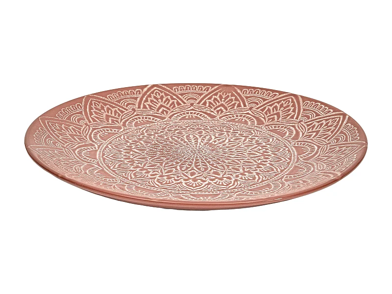 Assiette Sahara Terracotta D27cm Rouge