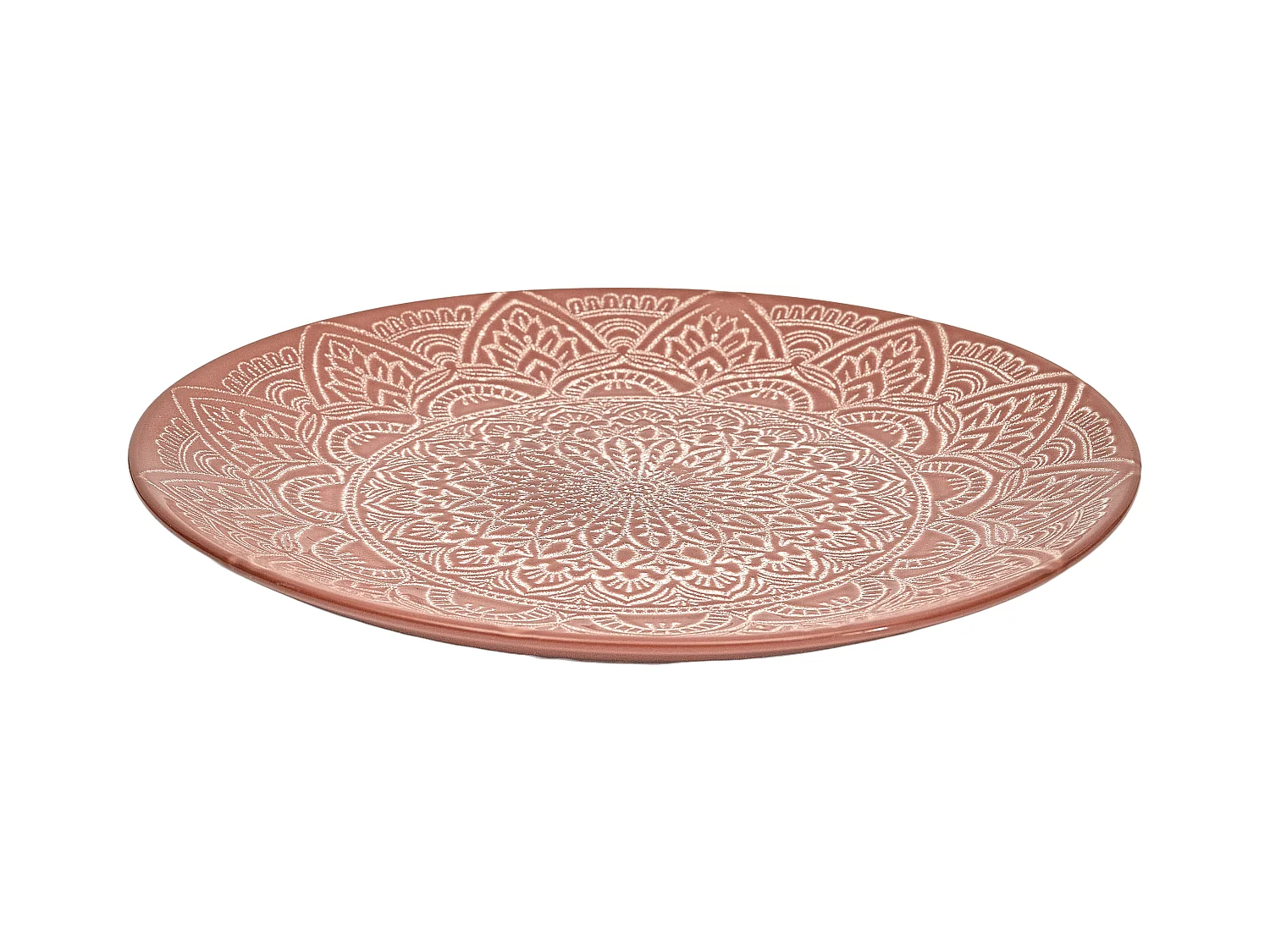 Assiette Sahara Terracotta D27cm Rouge