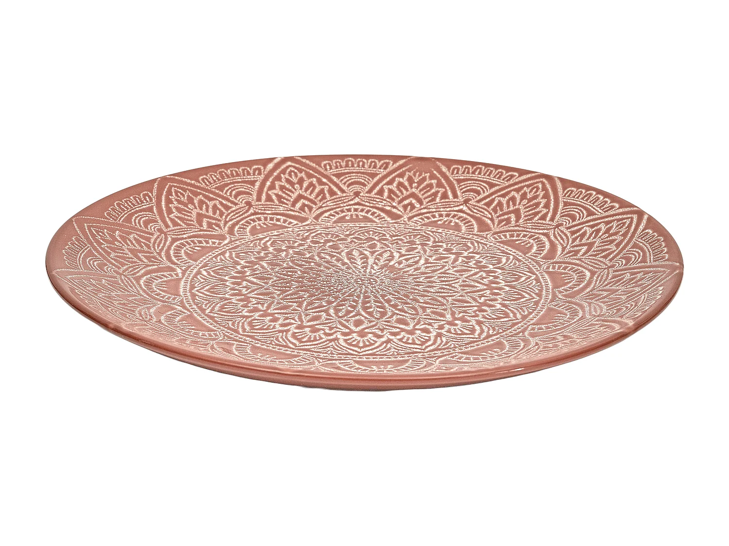 Assiette Sahara Terracotta D27cm Rouge