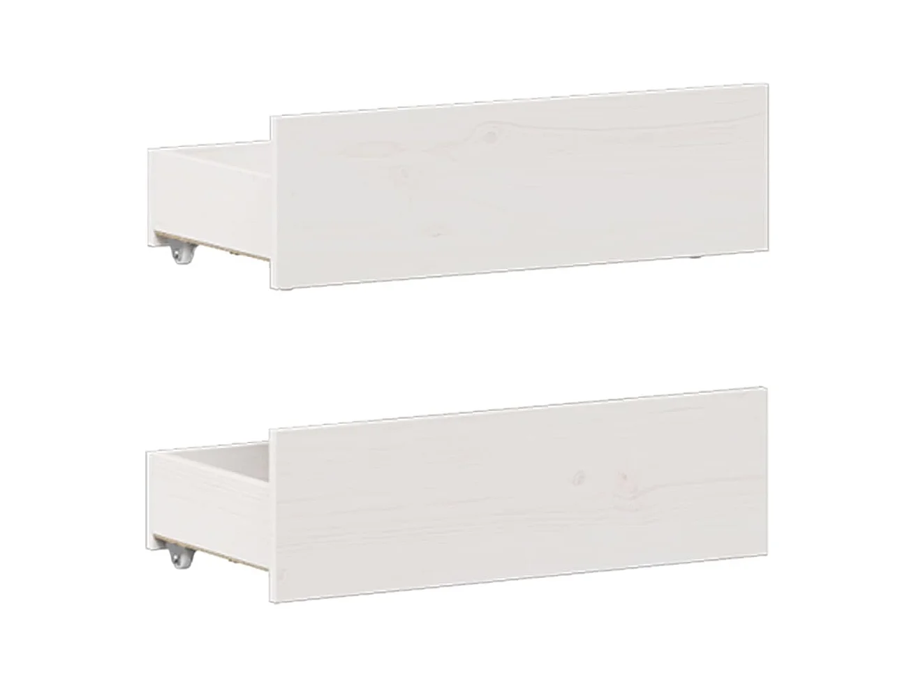 Cadre de lit sans matelas avec tête de lit blanc 120x200 cm pin